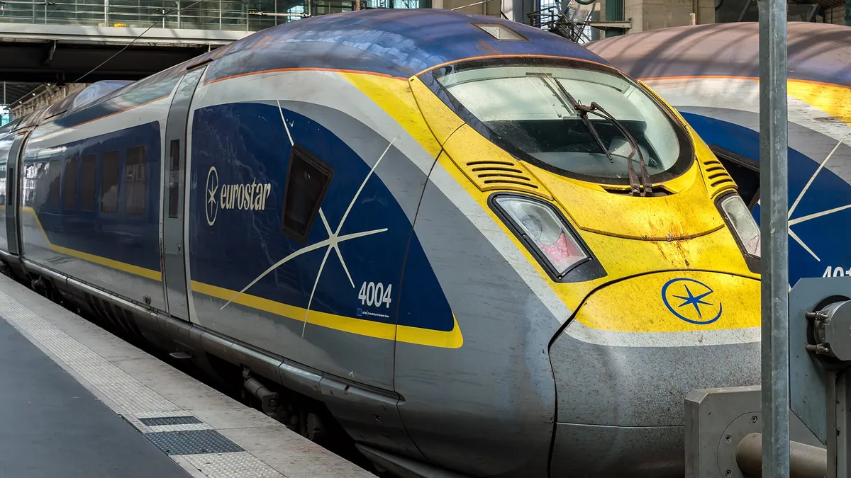 Eurostar e320 high-speed train at Paris Gare du Nord