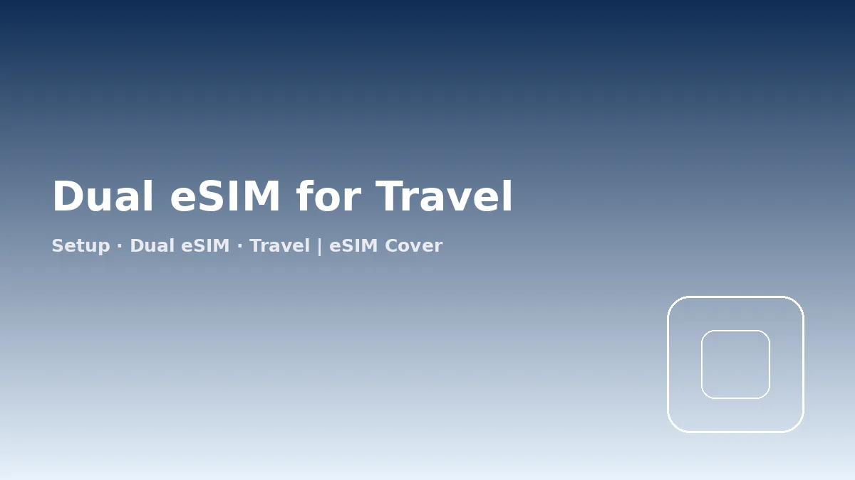 Fold8 SIM manager with travel eSIM installed