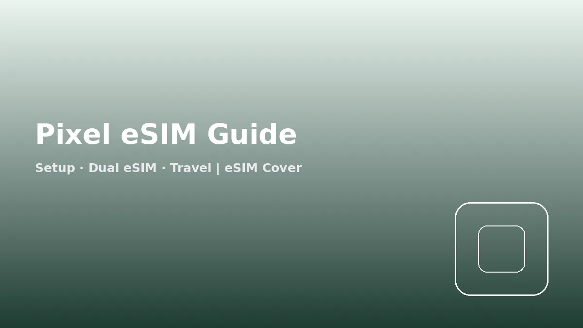 Pixel phone downloading an eSIM profile on Wi-Fi
