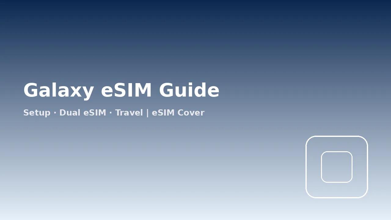 Samsung Galaxy phone in hand showing SIM manager settings
