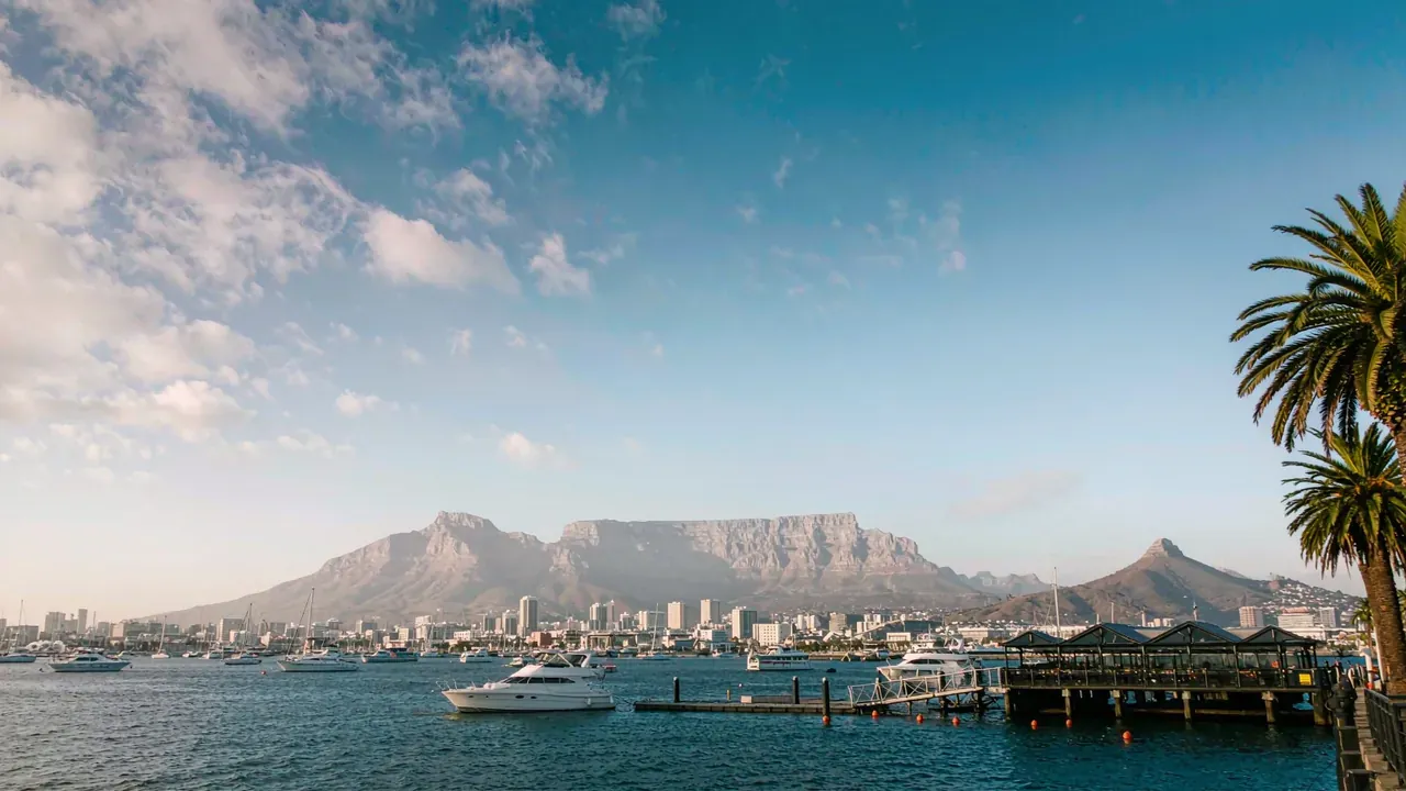 Table Mountain and Cape Town from the waterfront