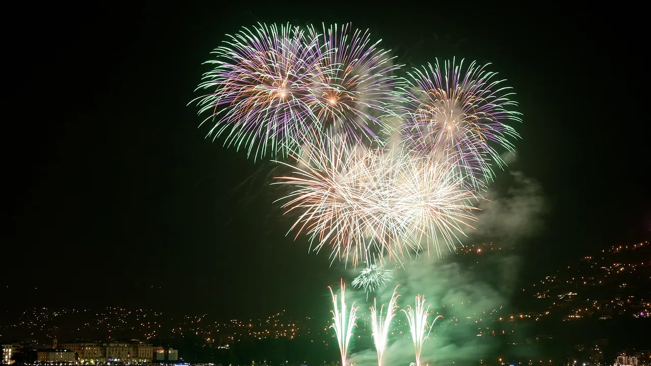 the 1 August National Day fireworks